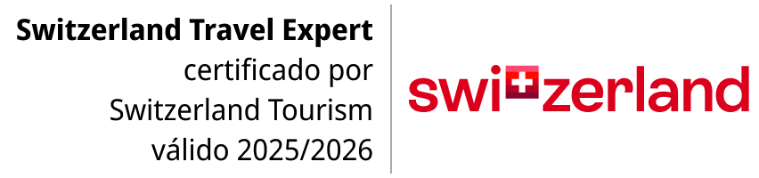 Switzerland Travel Expert, certificado por Switzerland Tourism, válido 2025/2026